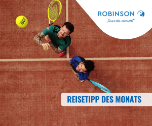 Tenniscamp mit "TENNIS EWIGE LIEBE" im ROBINSON QUINTA DA RIA