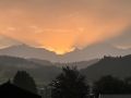 pension posthansl tyrol sunset