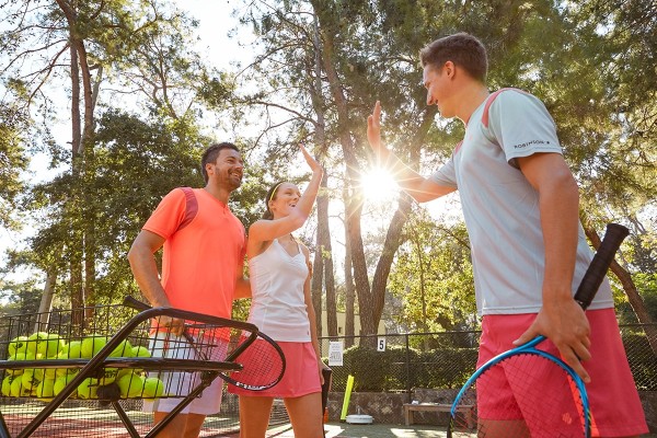 Tennis camp with Claudia Porwik in Robinson Pamfilya